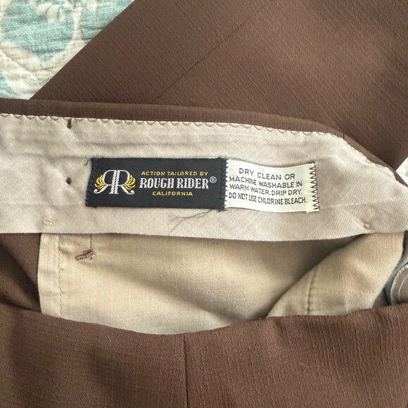 Vintage 70's Silverado Suburban Look Rough Rider California Brown Western Suit - Picture 8 of 12